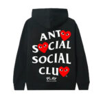 ASSC X COMME des GARCONS Sweat à capuche Noir