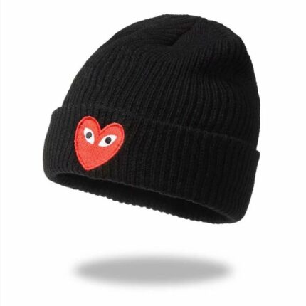 BONNET CÔTELÉ CDG NOIR