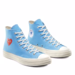 CDG Converse Chuck 70 High Bleu Vif – Image 2