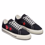 CDG Converse One Star Low Top (Noir)