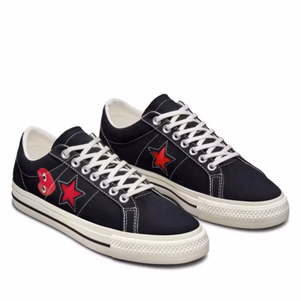 CDG Converse One Star Low Top (Noir)