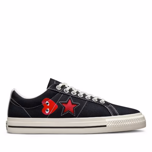 CDG Converse One Star Low Top (Noir)