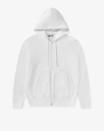 CDG Play Sweat à capuche unisexe noir à fermeture éclair avec cœur inversé et blanc