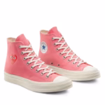 CDG Play x Converse Chuck 70 High Rose vif – Image 2