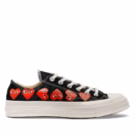 CONERSE MULTI HEARTS BASSES NOIRES