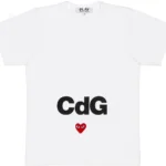 Comme Des Garcons CDG Play T-Shirt White