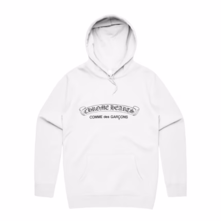 Comme Des Garcons x Chrome Hearts Hoodie (White)