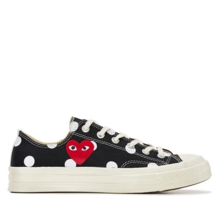 Comme des Garçons Play Chuck 70 Low Polka Dot (Noir)