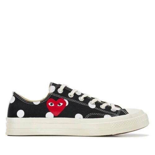 Comme des Garçons Play Chuck 70 Low Polka Dot (Noir)