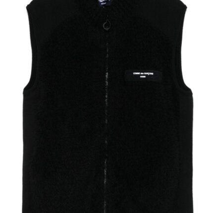 Gilet noir effet brossé Comme des garcons homme – homme