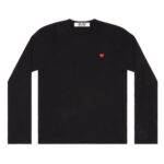 Jouer Cdg Small Red Heart ls (Noir)