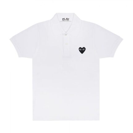 PLAY POLO EMBLÈME NOIR (BLANC)