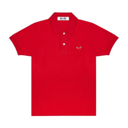 PLAY POLO EMBLEME ROUGE (ROUGE)