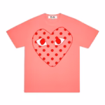 Play – T-shirt Cœur à pois lumineux – (Rose)