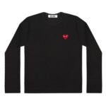 Red play Comme Des Garcons ls (black)