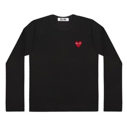 Red play Comme Des Garcons ls (black)