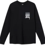 Stussy x CDG Dot LS Manches Longues Noir